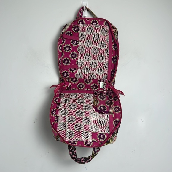 Vera Bradley Very Berry Paisley Tech Organizer Vibrant Organization Office - Picture 5 of 8